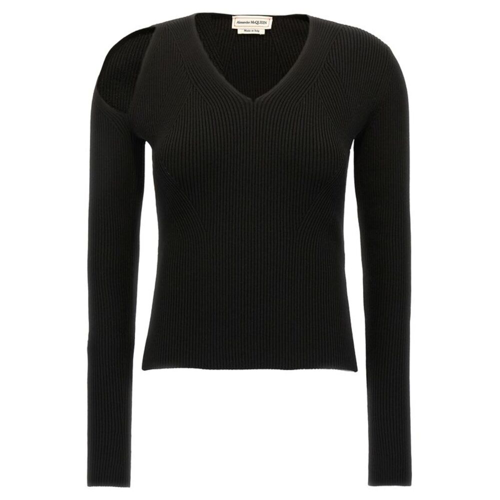 Alexander McQueen Black Wool Women's Cardigan